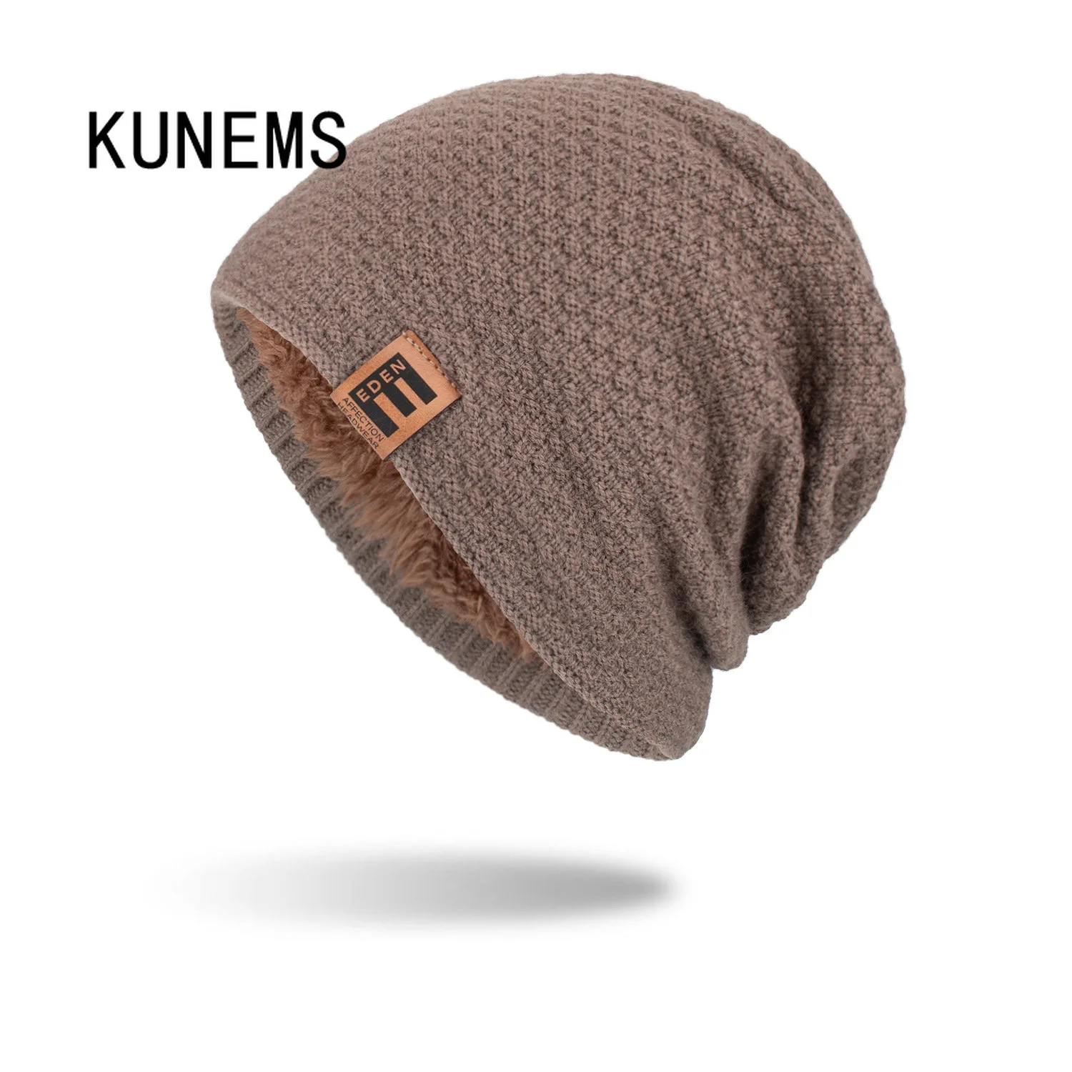 

KUNEMS Winter ats for Men Fasion Skullies Beanies Bonnets Keep Warm Knitted Caps Casual Soft at Dad Cap orras ombre