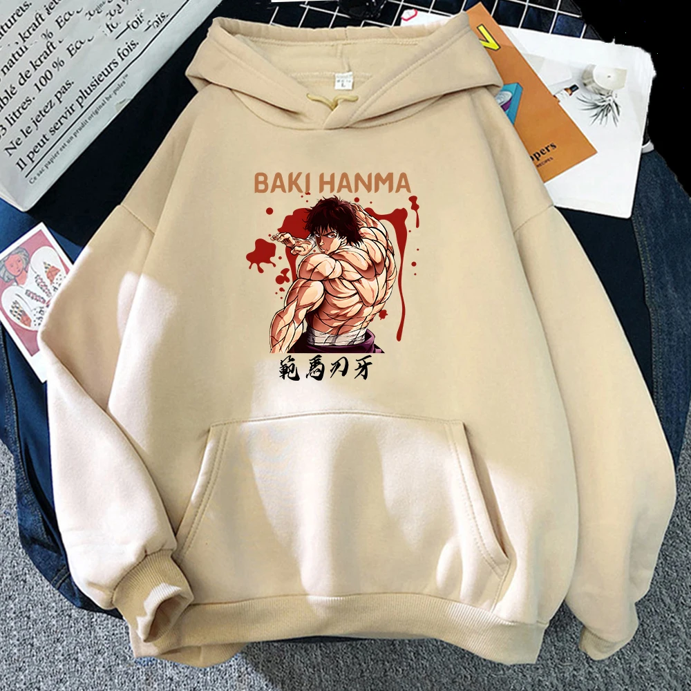 Anime Baki Hanma Graphics Hoodies Cartoon The Grappler Yujiro Long Sleeve Sweatshirt Men's Casual Streetwear Unisex Hooded Cloth
Anime Baki Hanma Graphics Hoodies Cartoon The Grappler Yujiro Long Sleeve Sweatshirt Men's Casual Streetwear Unisex Hooded Cloth