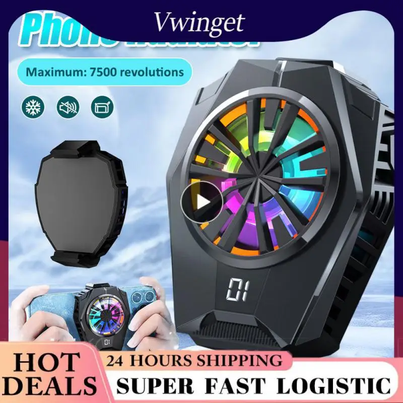 Cooling Fans Cooling Artifact With Led Screen Fast Cooling Device Silent Glare Fan Gaming Phone Cooler Mobile Phone Radiator
Cooling Fans Cooling Artifact With Led Screen Fast Cooling Device Silent Glare Fan Gaming Phone Cooler Mobile Phone Radiator