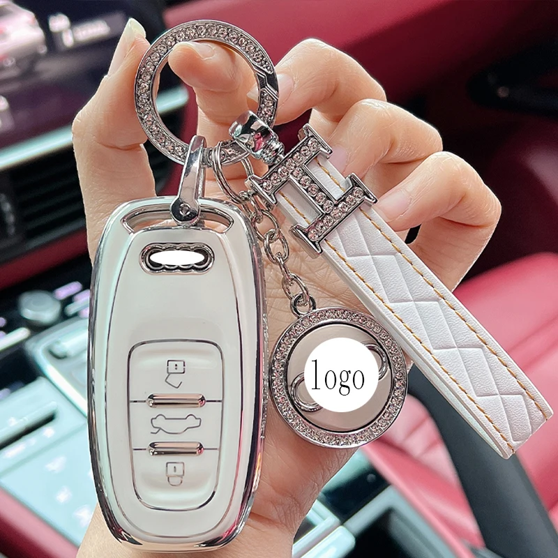 For Audi New A4L Key Case Cover A6L Q7 Q8 Q3 Q2l A3 Q5l A5 A8 Shell High-end Women's Bag Car Buckle Car Key Chain Accessories
For Audi New A4L Key Case Cover A6L Q7 Q8 Q3 Q2l A3 Q5l A5 A8 Shell High-end Women's Bag Car Buckle Car Key Chain Accessories