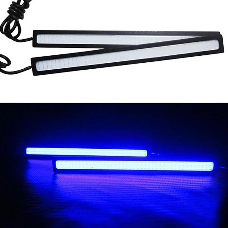1 Pair Universal Daytime Running Light COB DRL LED Car Lamp External Lights Auto Waterproof Blue Car Styling Led DRL Lamp 12V
1 Pair Universal Daytime Running Light COB DRL LED Car Lamp External Lights Auto Waterproof Blue Car Styling Led DRL Lamp 12V