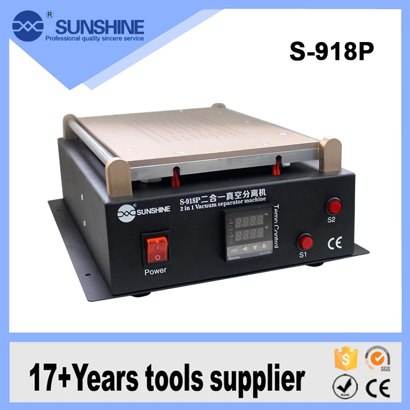 S-918P Vacuum Lcd Touch Screen Machine Separator For iPad Mobile Phone Separating
S-918P Vacuum Lcd Touch Screen Machine Separator For iPad Mobile Phone Separating