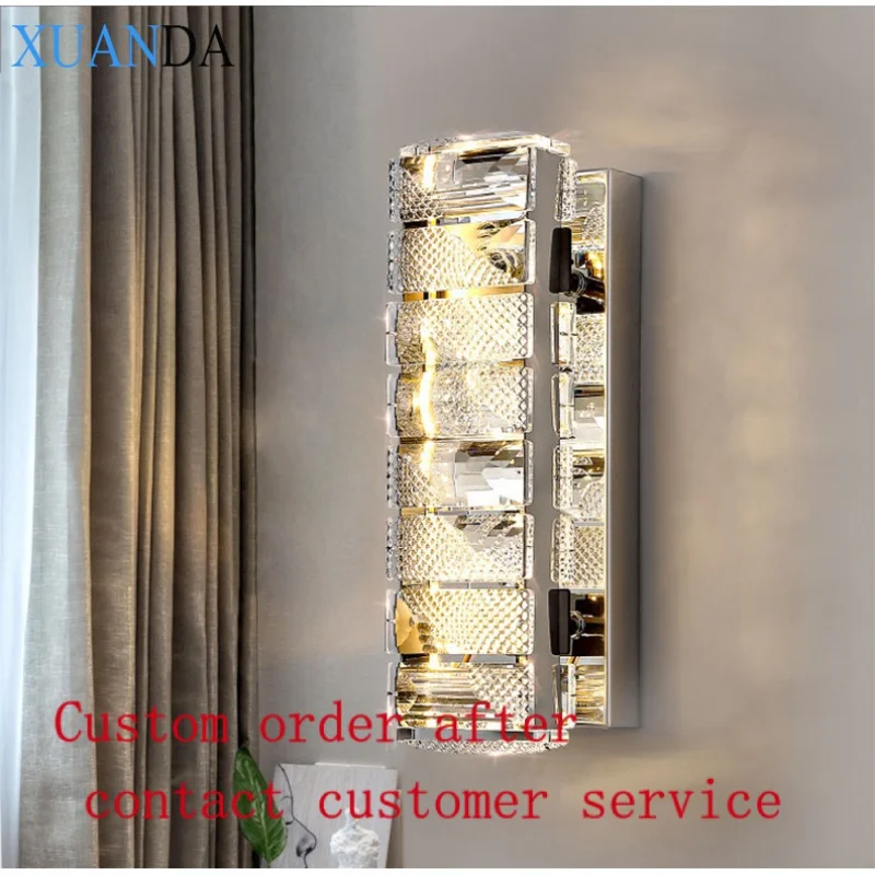 Home Residential Glass New Design Nordic Led Crystal Wall Lamp Crystal Wall Scoonce LED 8W luxury crystal light
Home Residential Glass New Design Nordic Led Crystal Wall Lamp Crystal Wall Scoonce LED 8W luxury crystal light