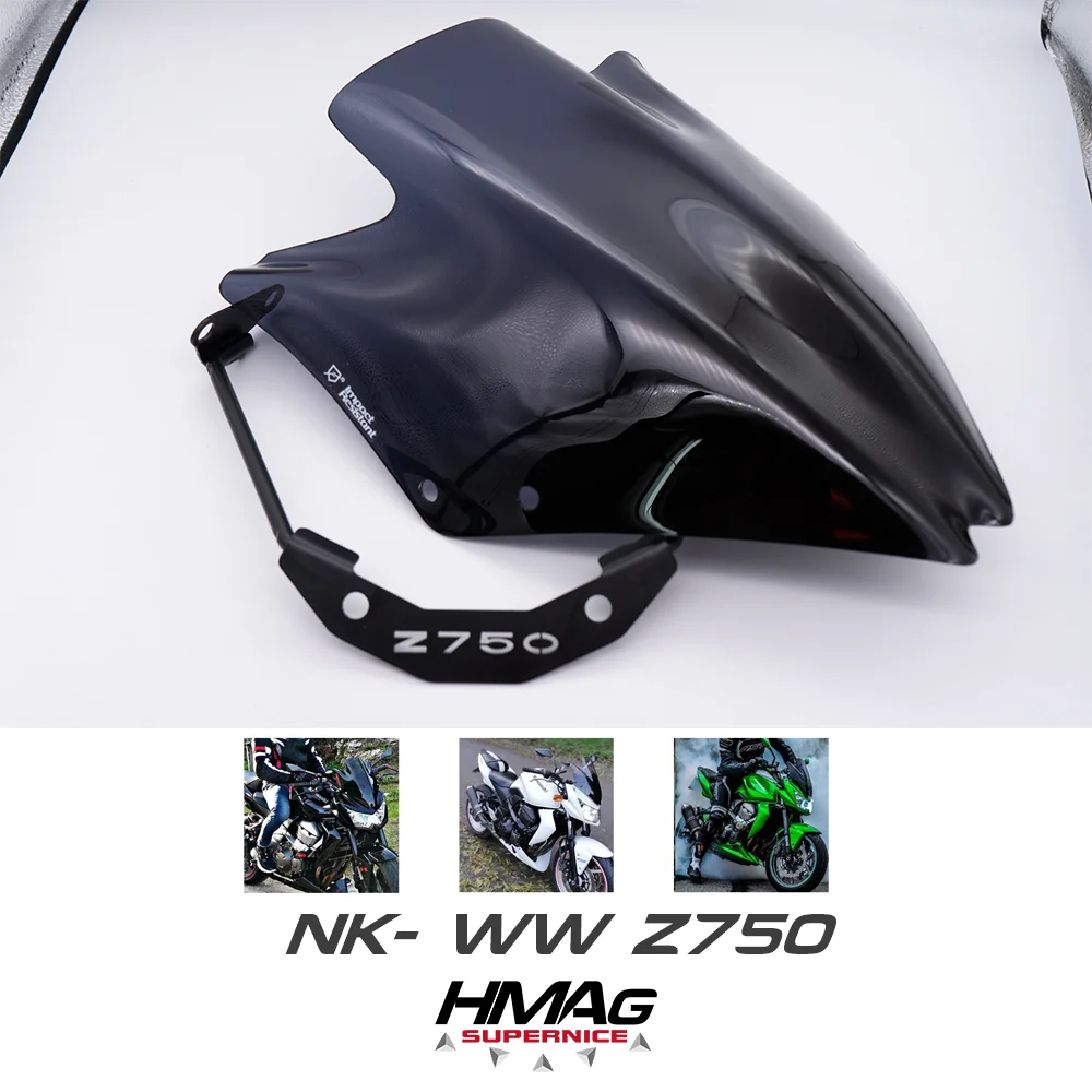 For Kawasaki Z750 2007 2008 2009 2010 2011 2012 NK Windshield Motorcycle Windshield Deflector Smoky Grey Exclusive LOGO
For Kawasaki Z750 2007 2008 2009 2010 2011 2012 NK Windshield Motorcycle Windshield Deflector Smoky Grey Exclusive LOGO