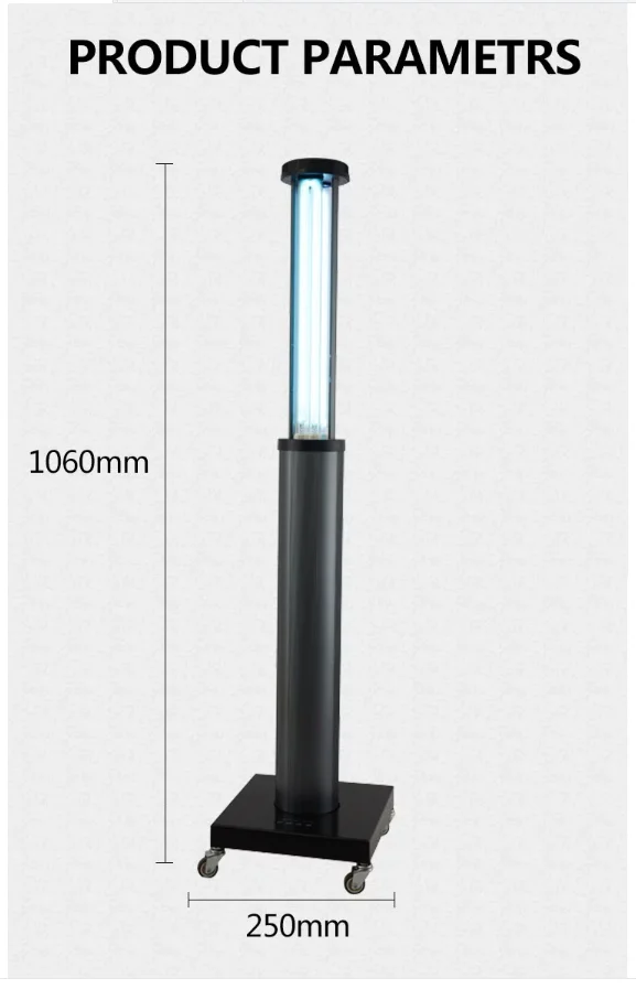 UV tolley UV cart 150W Intelligent lifting radar induction three phase timing UV light sterilization lamp
UV tolley UV cart 150W Intelligent lifting radar induction three phase timing UV light sterilization lamp