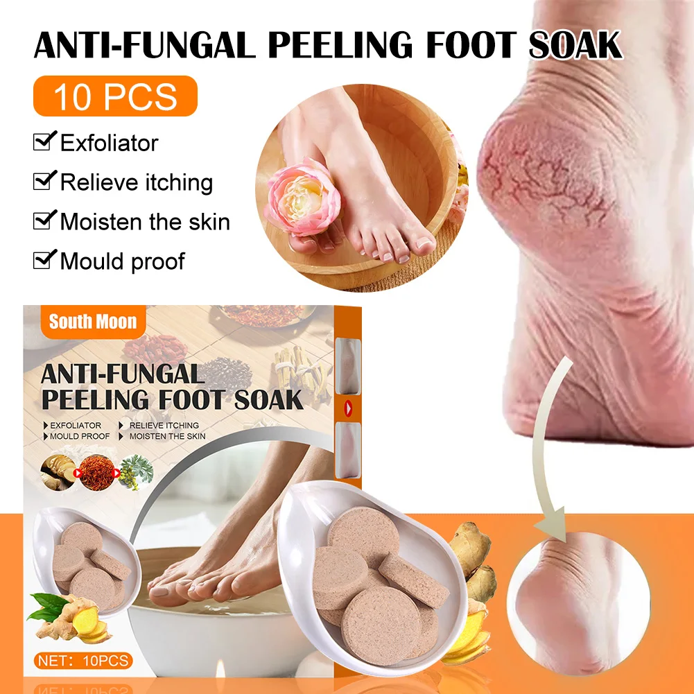 10pcs Ginger Anti-Fungal Foot Soak Tablets Stress Relief Skin Softening Callus Remover Foot Peeling Bathing Tablets Foot Care
10pcs Ginger Anti-Fungal Foot Soak Tablets Stress Relief Skin Softening Callus Remover Foot Peeling Bathing Tablets Foot Care