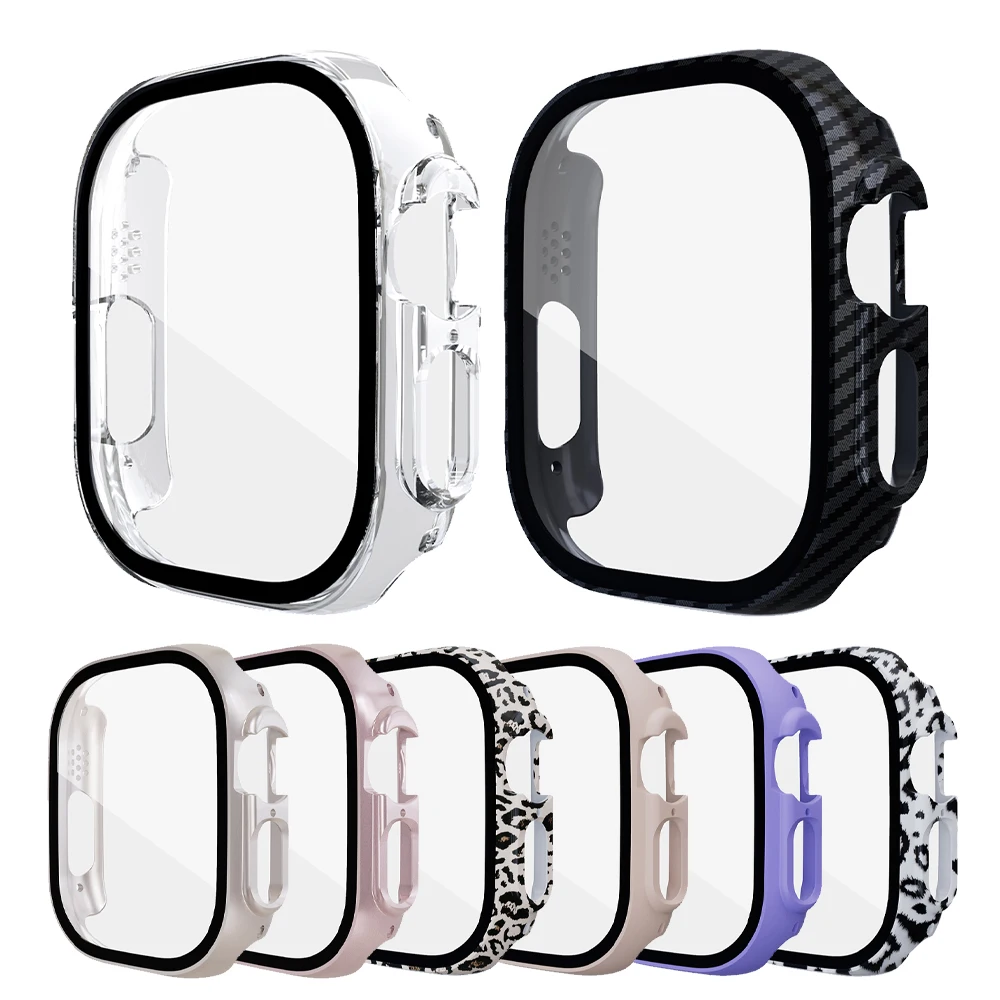 Protective Case For Apple Watch Ultra Series 8 7 6 5 4 3 SE Glass+Cover For iWatch 49mm 45mm 41mm 40mm 44mm 38mm 42mm Accessorie
Protective Case For Apple Watch Ultra Series 8 7 6 5 4 3 SE Glass+Cover For iWatch 49mm 45mm 41mm 40mm 44mm 38mm 42mm Accessorie