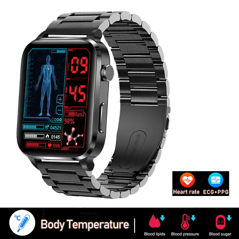 New Smart Watch Men Laser Assisted Therapy Three High Heart Rate Blood Sugar Health Smartwatch Sleep Body Temperature Monitoring
New Smart Watch Men Laser Assisted Therapy Three High Heart Rate Blood Sugar Health Smartwatch Sleep Body Temperature Monitoring