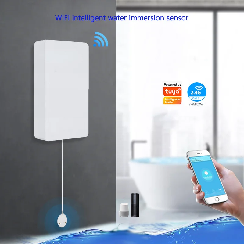 Accurate Water Leakage Flood Detector Tuya Smart WiFi Zigbee Wireless Sensor Water Spill Alarm Can Be Linked with Manipulator
Accurate Water Leakage Flood Detector Tuya Smart WiFi Zigbee Wireless Sensor Water Spill Alarm Can Be Linked with Manipulator