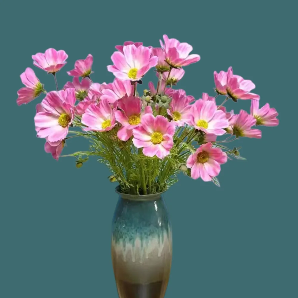 High Quality 3 Heads Artificial Flowers Galsang Wedding Bouquet Fake Flowers Plants Home Decoration Living Room Table Decor
High Quality 3 Heads Artificial Flowers Galsang Wedding Bouquet Fake Flowers Plants Home Decoration Living Room Table Decor