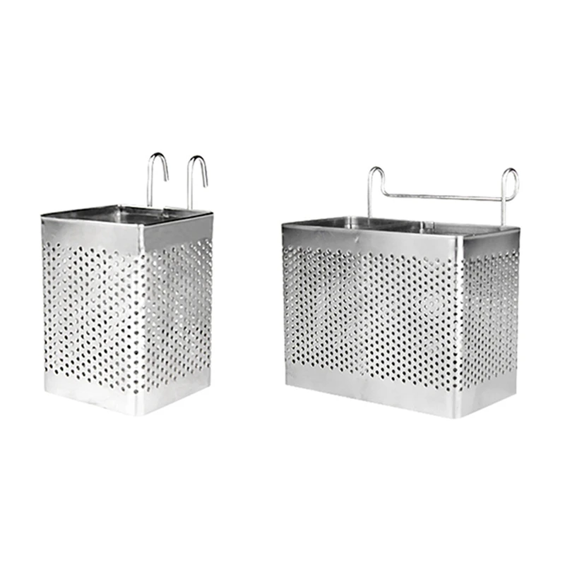 Stainless Steel Chopsticks Holder Hanging Cutlery Drying Basket Tableware Drainer with Hooks Kitchen Utensil
Stainless Steel Chopsticks Holder Hanging Cutlery Drying Basket Tableware Drainer with Hooks Kitchen Utensil