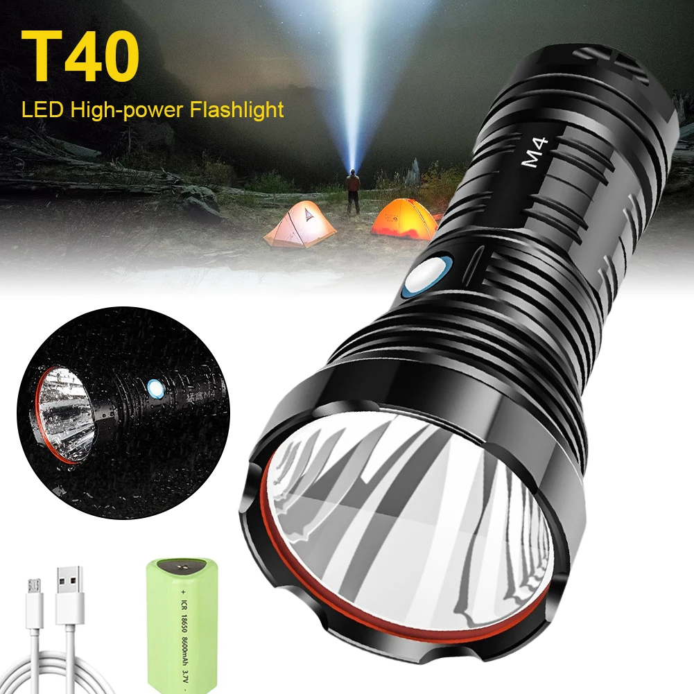 High Quality LED Tactical Flashlight Long Range Handheld Torch USB Rechargeable Waterproof Outdoor Camping Hiking Flash Light
High Quality LED Tactical Flashlight Long Range Handheld Torch USB Rechargeable Waterproof Outdoor Camping Hiking Flash Light