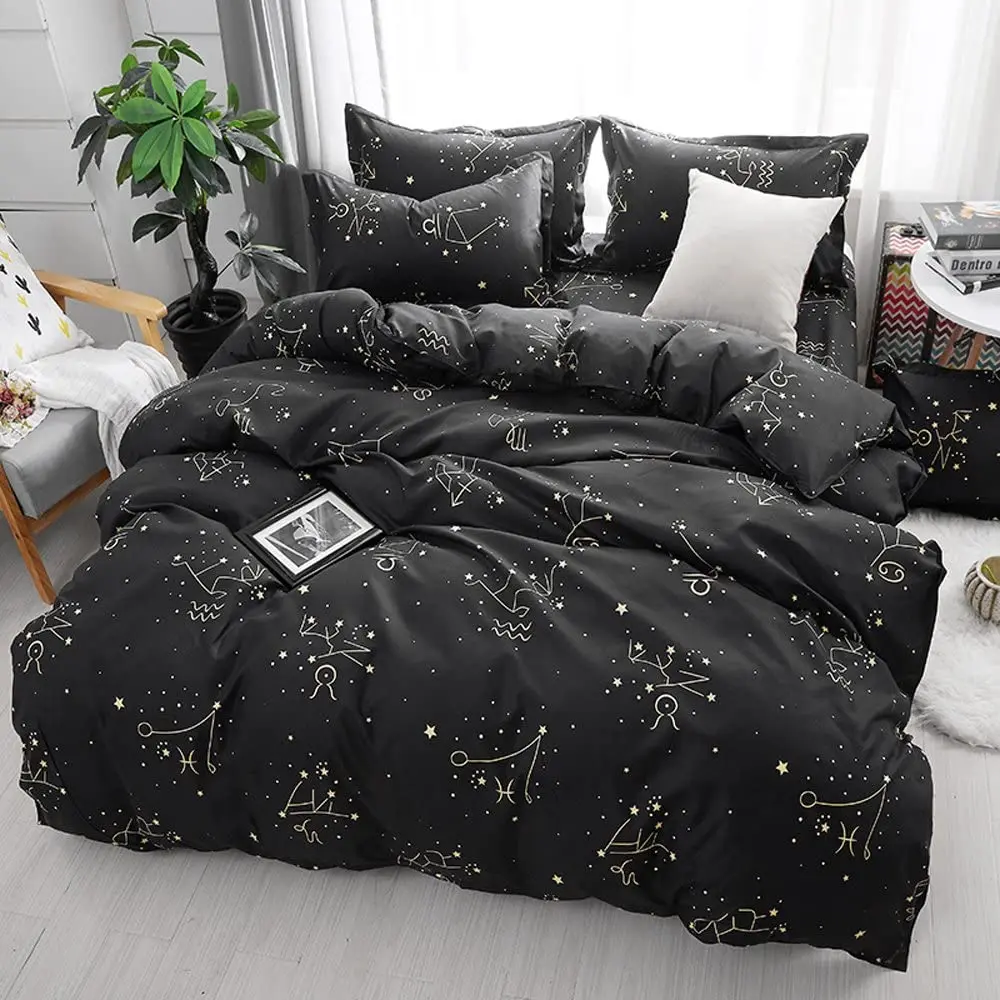 Mysterious Zodiac Duvet Cover Set Galaxy Starry Sky Theme Bedding Set Soft Constellation Pattern Comforter Set Kid Quilt Cover
Mysterious Zodiac Duvet Cover Set Galaxy Starry Sky Theme Bedding Set Soft Constellation Pattern Comforter Set Kid Quilt Cover