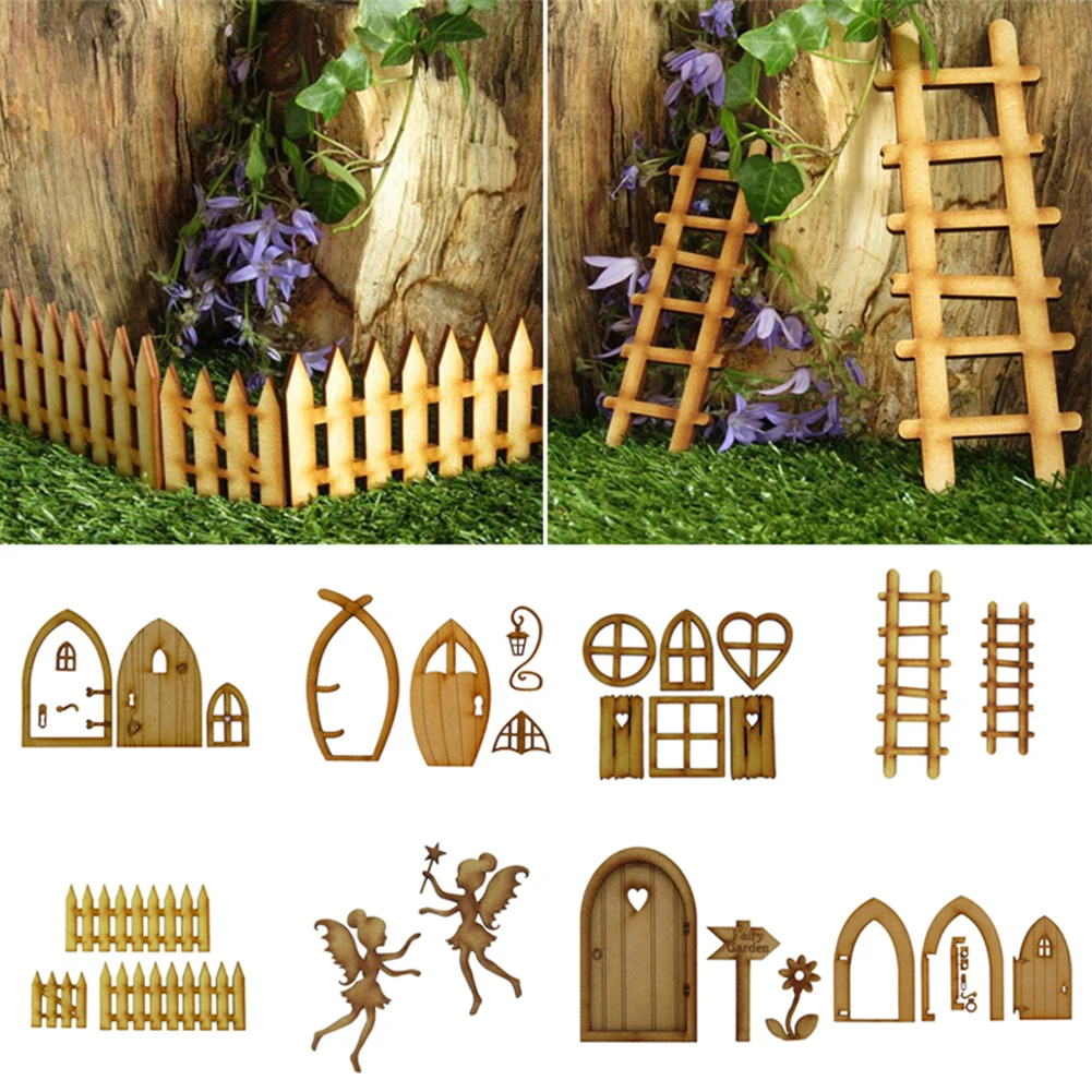 3D Wooden Fairy Door Figurines Dollhouse Miniature Doll House Wooden Dollhouse Life Scene Decor Outdoor Tree Adornment
3D Wooden Fairy Door Figurines Dollhouse Miniature Doll House Wooden Dollhouse Life Scene Decor Outdoor Tree Adornment