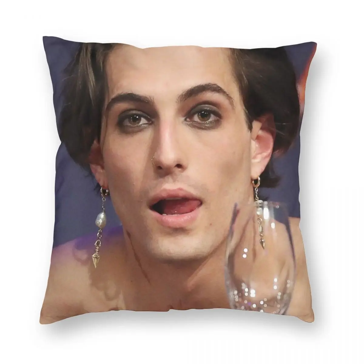 Maneskin Damiano David Pillowcase Polyester Linen Velvet Printed Zip Decorative Throw Pillow Case Home Cushion Case Wholesale
Maneskin Damiano David Pillowcase Polyester Linen Velvet Printed Zip Decorative Throw Pillow Case Home Cushion Case Wholesale