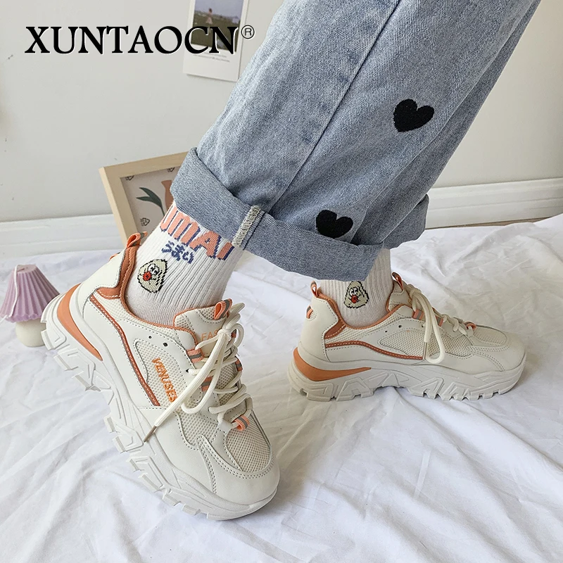 New Women Sneakers Fashion Platform Mesh Lace-Up Breathable Sneakers Casual Shoes Comfortable Vulcanize Sneakers Shoes
New Women Sneakers Fashion Platform Mesh Lace-Up Breathable Sneakers Casual Shoes Comfortable Vulcanize Sneakers Shoes