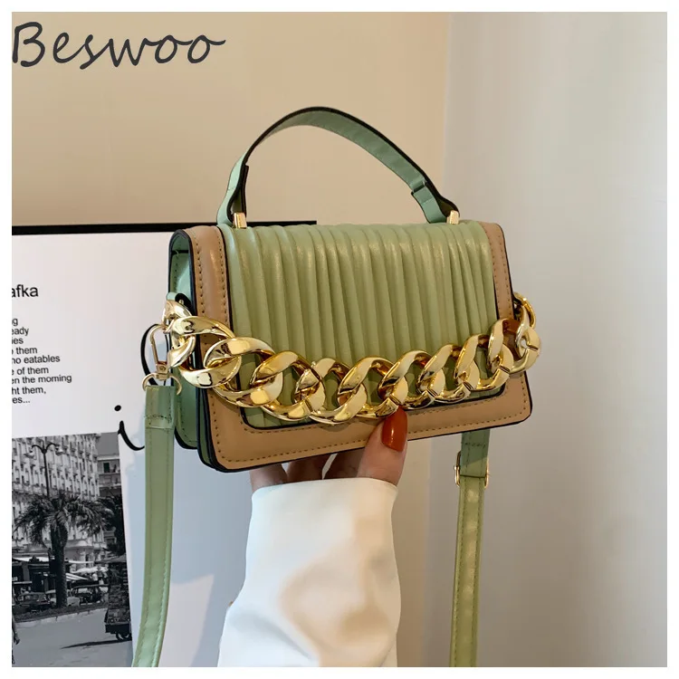 New Women's Shoulder Bag High Quality Design Ladies Handbags Panelled Chain Minority Female Bag Pleated Luxury Crossbody Bags
New Women's Shoulder Bag High Quality Design Ladies Handbags Panelled Chain Minority Female Bag Pleated Luxury Crossbody Bags