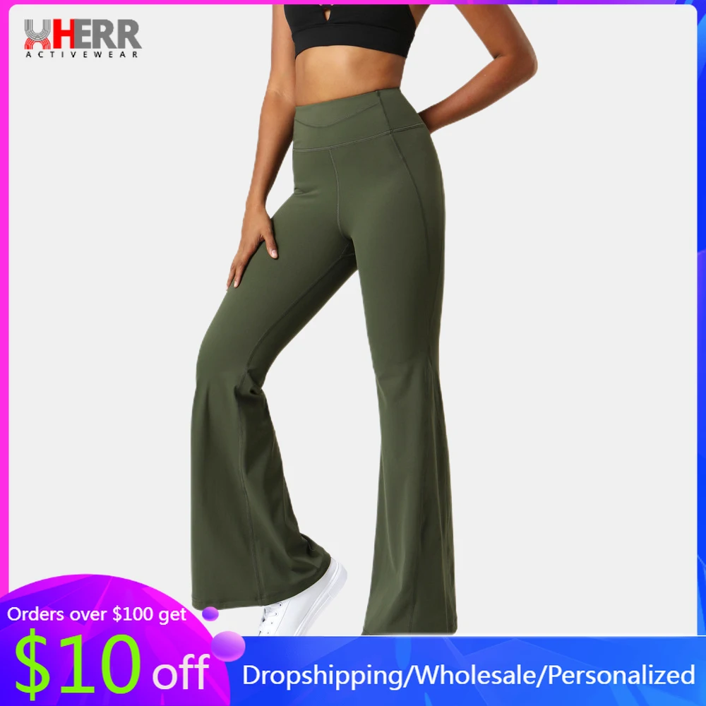 High Waisted Flare Yoga Pants Women Wide Leg Leggings With Pockets Stretchy Fitness Yoga Leggings Trousers Exercise Active Wear
High Waisted Flare Yoga Pants Women Wide Leg Leggings With Pockets Stretchy Fitness Yoga Leggings Trousers Exercise Active Wear