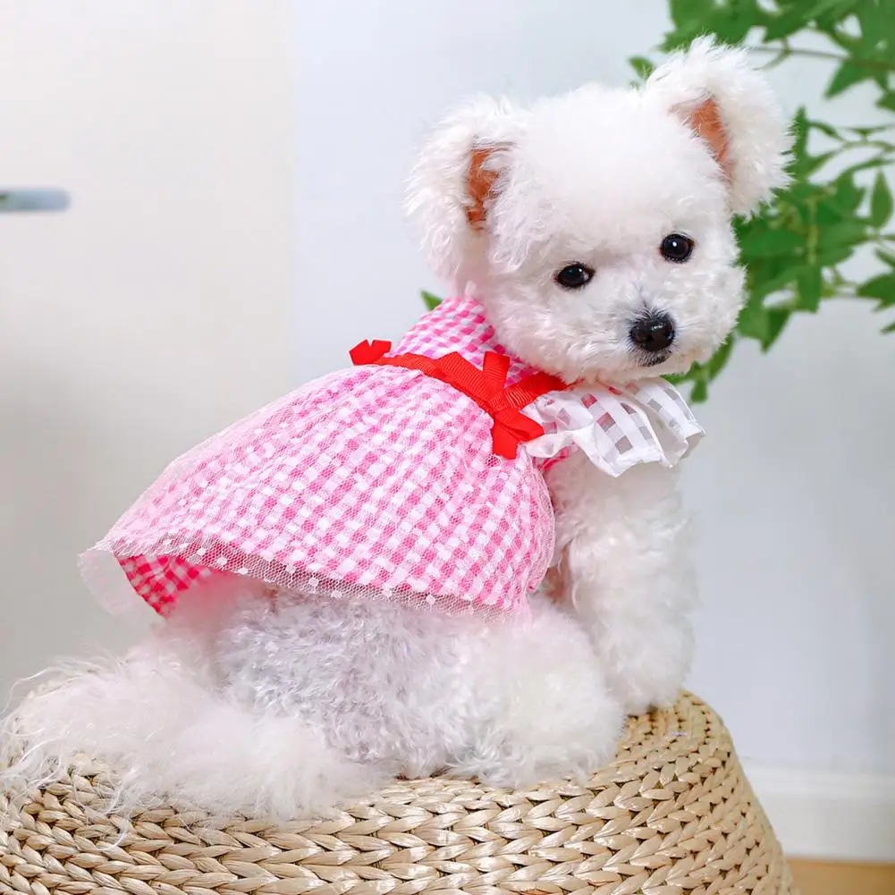 Платье для собак, мягкая сетка, мягкая текстура, летнее тонкое красное платье из ткани, товары для домашних животных
Платье для собак, мягкая сетка, мягкая текстура, летнее тонкое красное платье из ткани, товары для домашних животных