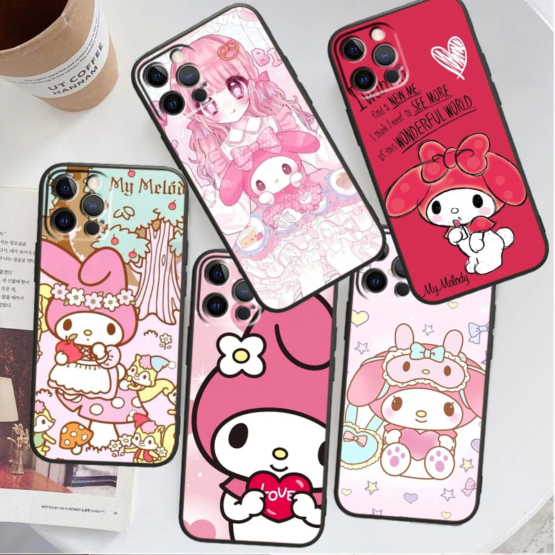 Sanrio Melody Cute Anime Phone Case For Apple iPhone 14 13 12 11 SE XS XR X 7 8 6 Mini Plus Pro MAX 2020 Black Soft Cover
Sanrio Melody Cute Anime Phone Case For Apple iPhone 14 13 12 11 SE XS XR X 7 8 6 Mini Plus Pro MAX 2020 Black Soft Cover