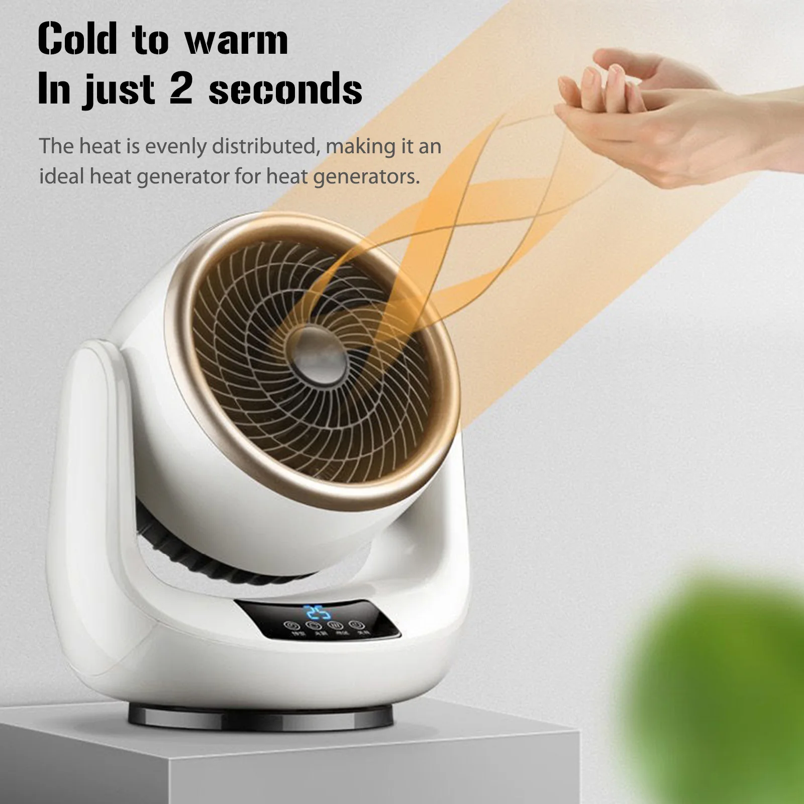 Вентилятор циркуляции холодного и теплого воздуха 3-скоростной, Регулируемый Настольный радиатор для спальни, энергосберегающие Подогрева...
Вентилятор циркуляции холодного и теплого воздуха 3-скоростной, Регулируемый Настольный радиатор для спальни, энергосберегающие Подогрева...