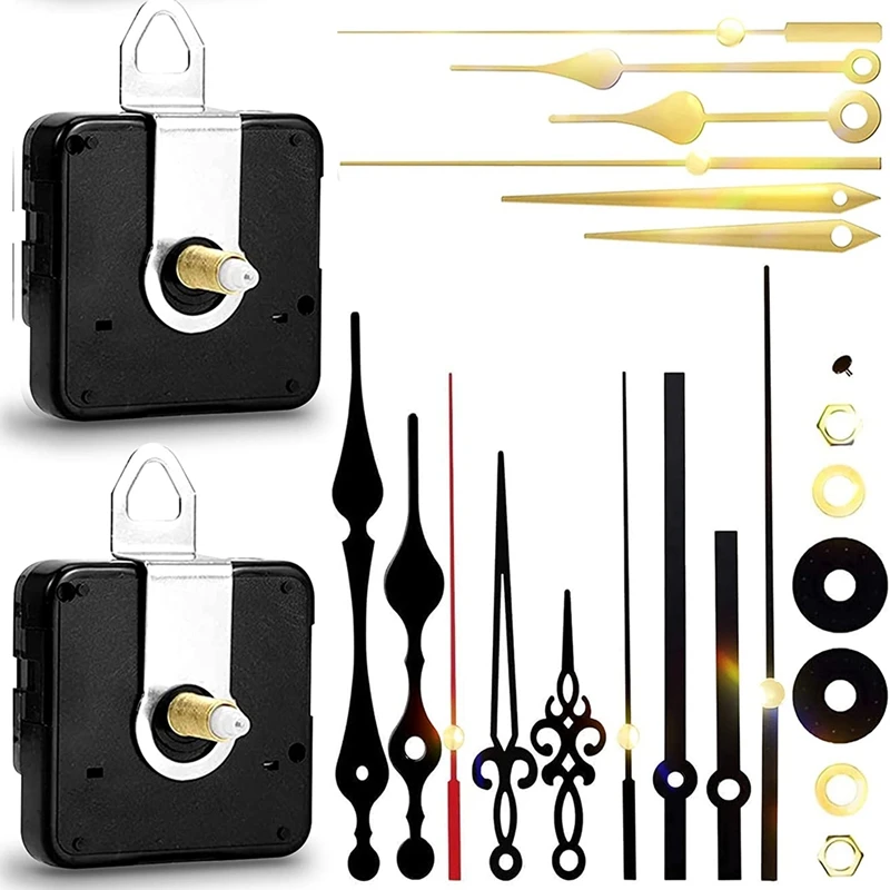Quartz Clock Mechanism Kit, Wall Clock Mechanisms Mattery Powered Replacement, Clock Replacement DIY Repair Parts
Quartz Clock Mechanism Kit, Wall Clock Mechanisms Mattery Powered Replacement, Clock Replacement DIY Repair Parts