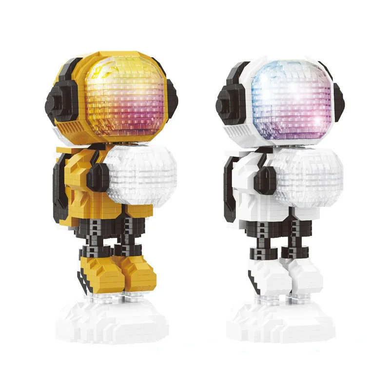 Cartoon Figures Micro Diamond Block Listen To The Music Astronaut Nanobrick Assemble Building Brick Toy With Light For Gifts
Cartoon Figures Micro Diamond Block Listen To The Music Astronaut Nanobrick Assemble Building Brick Toy With Light For Gifts