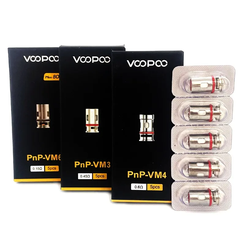 VOOPOO PnP Coil VM1 VM3 VM4 VM5 VM6 R1 R2 Mesh Coil 0.3 0.45 0.6 0.2 Ohm For DRAG VINCI ARGUS Series Pod Vape Kit Atomizer Vaper
VOOPOO PnP Coil VM1 VM3 VM4 VM5 VM6 R1 R2 Mesh Coil 0.3 0.45 0.6 0.2 Ohm For DRAG VINCI ARGUS Series Pod Vape Kit Atomizer Vaper