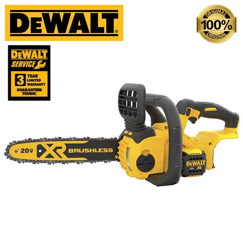 DEWALT 20V Lithium Battery Brushless 30cm Chain Saw Cordless Handheld Pruning Saw Removable For Fruit Tree Garden Trimm DCCS620B
DEWALT 20V Lithium Battery Brushless 30cm Chain Saw Cordless Handheld Pruning Saw Removable For Fruit Tree Garden Trimm DCCS620B