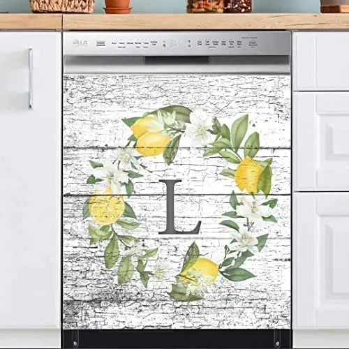 OEME Lemon Wreath Wooden Decor Dishwasher Sticker, Farmhouse Refrigerator Magnetic Panels Decal Fridge Magnetic 23i
OEME Lemon Wreath Wooden Decor Dishwasher Sticker, Farmhouse Refrigerator Magnetic Panels Decal Fridge Magnetic 23i