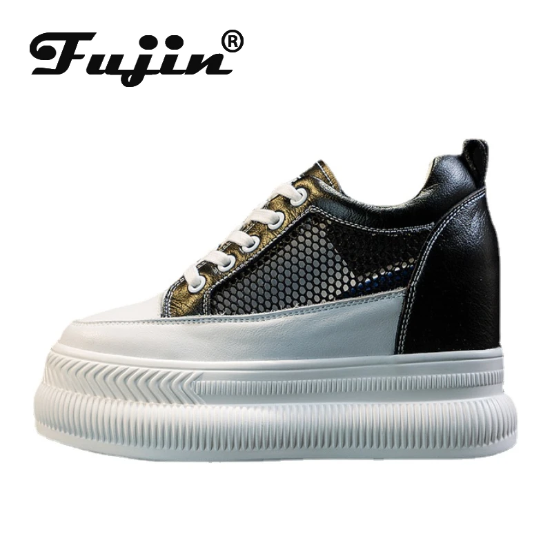 fujin 10cm platform wedge sneakers summer shoes hidden heel genuine leather air mesh summer shoes women 2022 White Classicial
fujin 10cm platform wedge sneakers summer shoes hidden heel genuine leather air mesh summer shoes women 2022 White Classicial