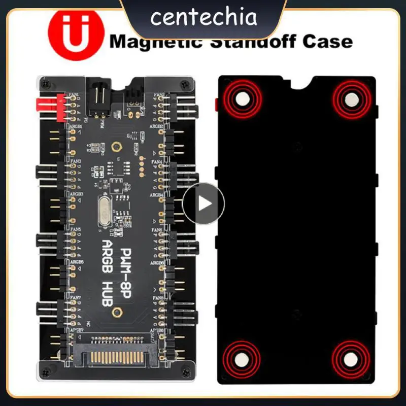 Combo Pack Argb Ten-port Hub Sata With Shell Sata Power Supply With Shell 5v Three-pin Two-in-one Alloy Black Adapter Controller 
Combo Pack Argb Ten-port Hub Sata With Shell Sata Power Supply With Shell 5v Three-pin Two-in-one Alloy Black Adapter Controller