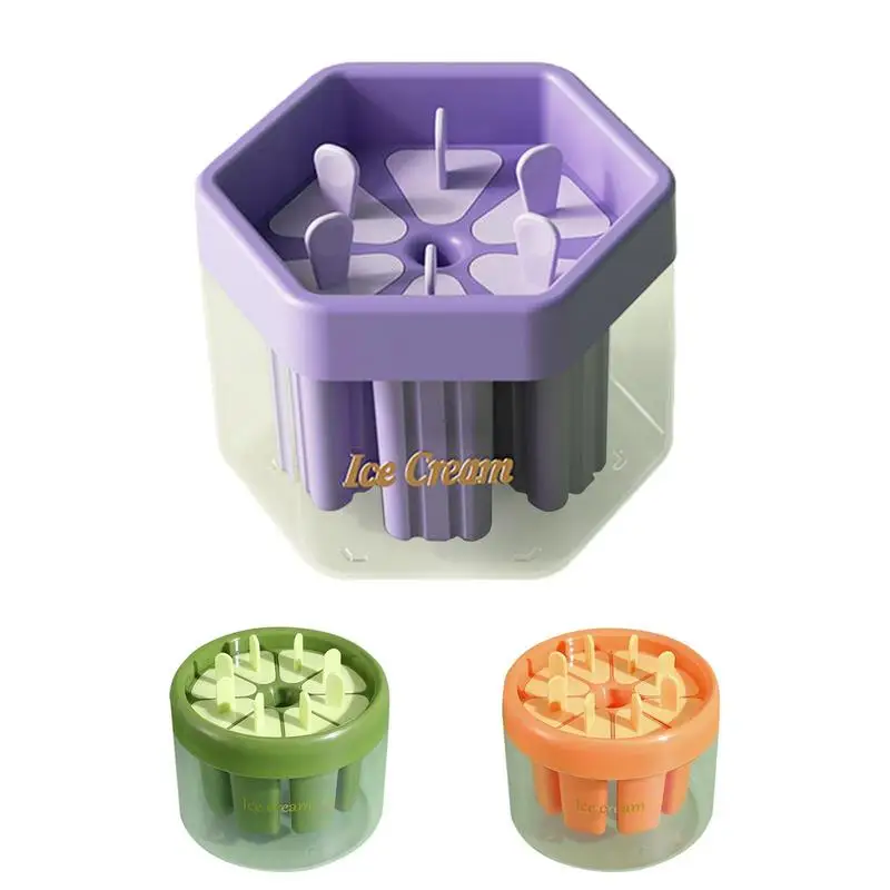 6 Grids Silicone Ice Cream Mold Kids Ice Cream Makers Homemade Popsicle Mold With Ice Bucket DIY Ice Sticks For Yogurt Ice Cream
6 Grids Silicone Ice Cream Mold Kids Ice Cream Makers Homemade Popsicle Mold With Ice Bucket DIY Ice Sticks For Yogurt Ice Cream