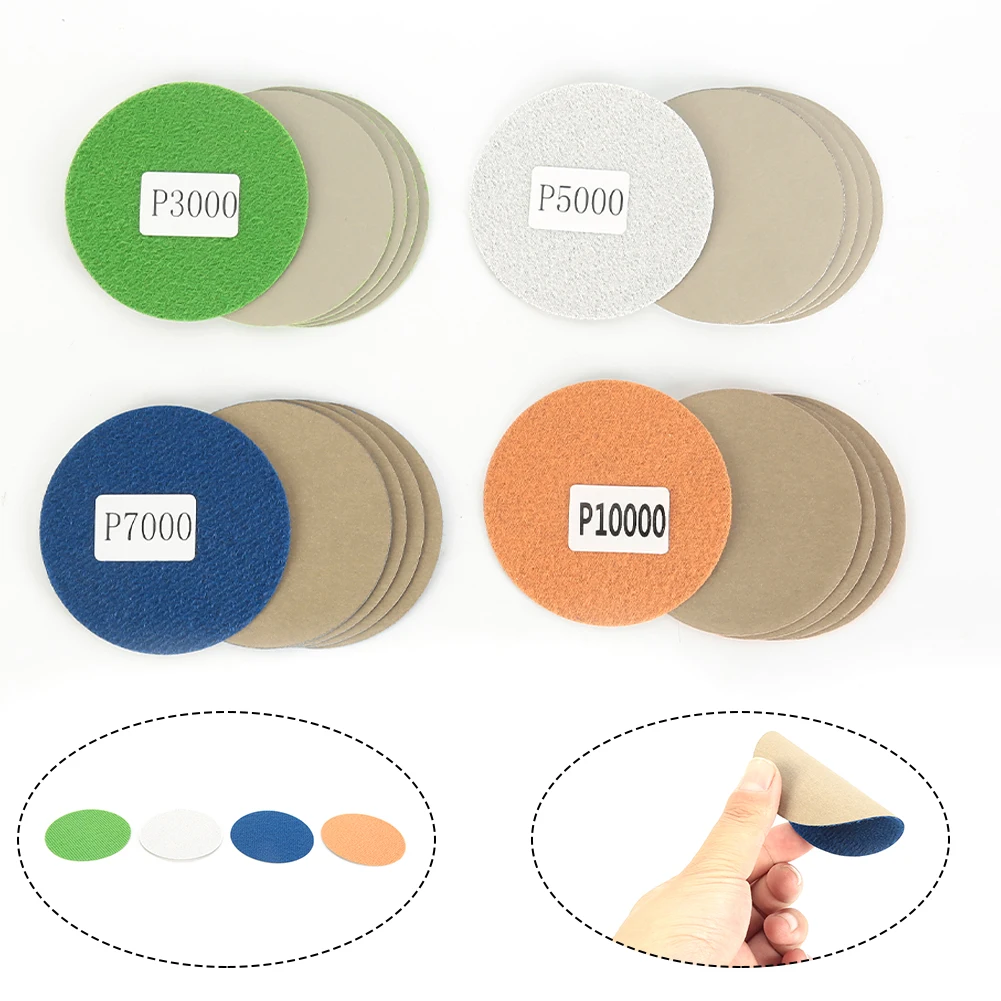 20pcs Sand Paper Sanding Discs Hook And Loop Silicon Carbide For Dry Wet Grinding Abrasive Tools 3000 5000 7000 10000 Grit
20pcs Sand Paper Sanding Discs Hook And Loop Silicon Carbide For Dry Wet Grinding Abrasive Tools 3000 5000 7000 10000 Grit