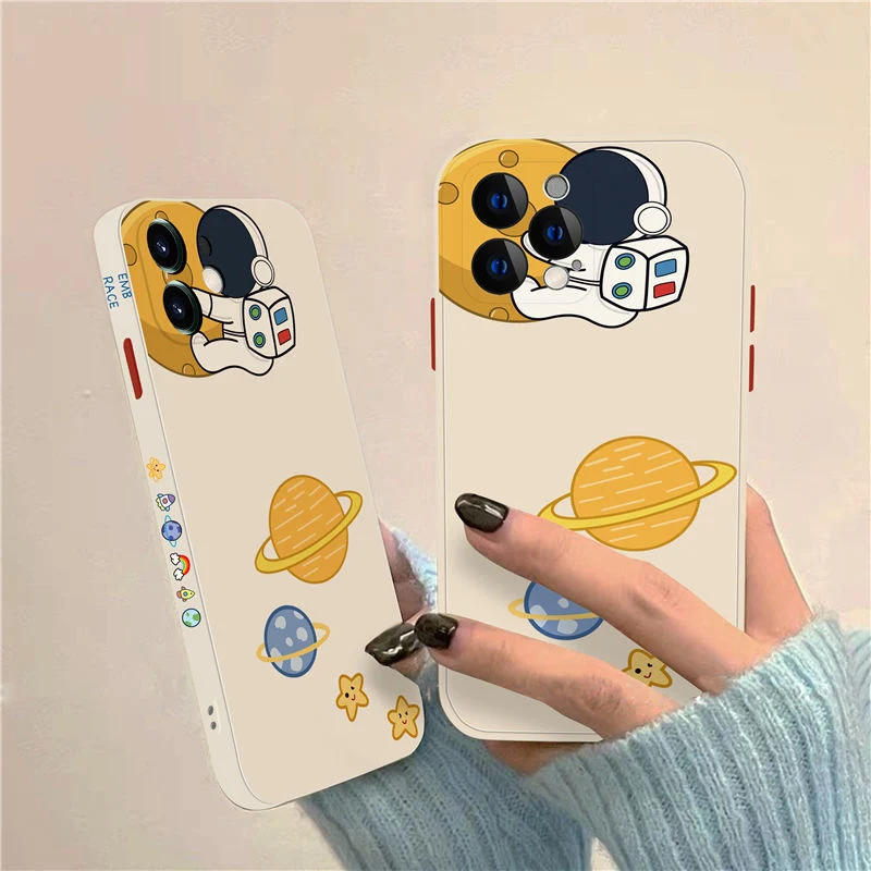 Astronaut space moon cartoon Phone Case For iphone 13 12 11 8 7 plus mini x xs xr pro max cute high quality soft cover
Astronaut space moon cartoon Phone Case For iphone 13 12 11 8 7 plus mini x xs xr pro max cute high quality soft cover