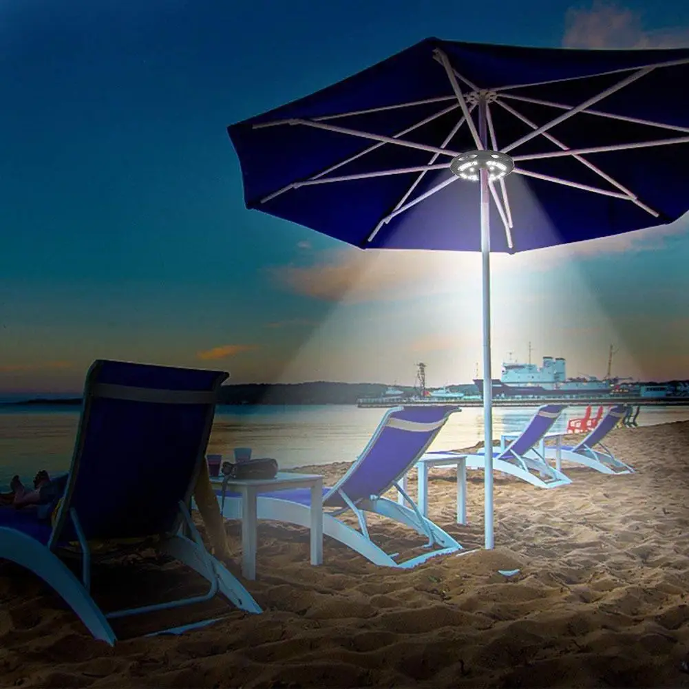20+4LED Round Umbrella Pole Lights 3 Lighting Modes Cordless Decorative Umbrella Lamp For Garden Backyard
20+4LED Round Umbrella Pole Lights 3 Lighting Modes Cordless Decorative Umbrella Lamp For Garden Backyard