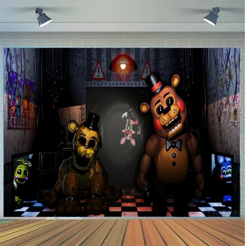 Фон для студийной фотосъемки с изображением медведя из игры Диснея 
Фон для студийной фотосъемки с изображением медведя из игры Диснея