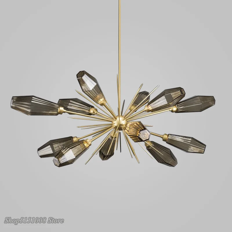 Modern Smoky gray Glass LED Chandelier Nordic Living Room hanging lamp Luminaires Chandeliers design home decor Lighting Fixture
Modern Smoky gray Glass LED Chandelier Nordic Living Room hanging lamp Luminaires Chandeliers design home decor Lighting Fixture