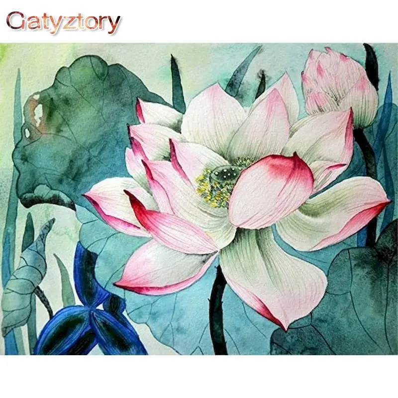 GATYZTORY 60x75cm Frame DIY Painting By Numbers Kits Lotus Flowers Abstract Modern Home Wall Art Picture Scenery Paint By Number
GATYZTORY 60x75cm Frame DIY Painting By Numbers Kits Lotus Flowers Abstract Modern Home Wall Art Picture Scenery Paint By Number