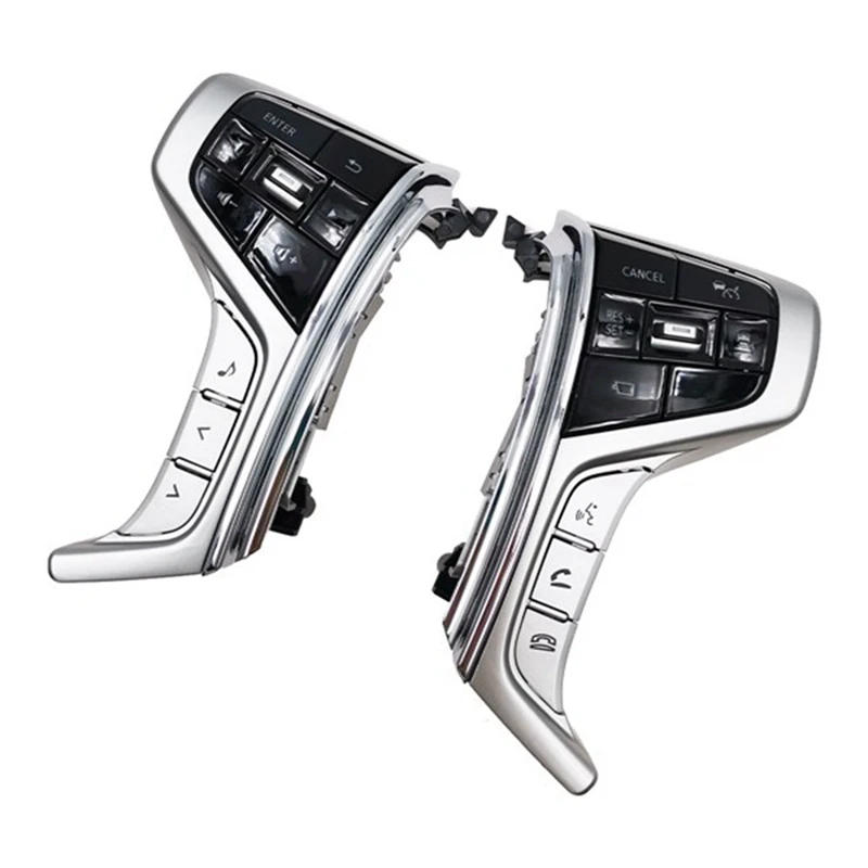 Переключатель круиз-контроля для Mitsubishi PAJERO SPORT 2015-2022 Outlander Delica L200, рулевое колесо, мультимедийная Кнопка Аудио
Переключатель круиз-контроля для Mitsubishi PAJERO SPORT 2015-2022 Outlander Delica L200, рулевое колесо, мультимедийная Кнопка Аудио