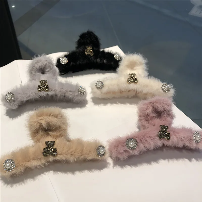 Temperament Trend Cartoon Bear Temperament Cross Hair Grab Clip Earth Color New Hair Clip
Temperament Trend Cartoon Bear Temperament Cross Hair Grab Clip Earth Color New Hair Clip