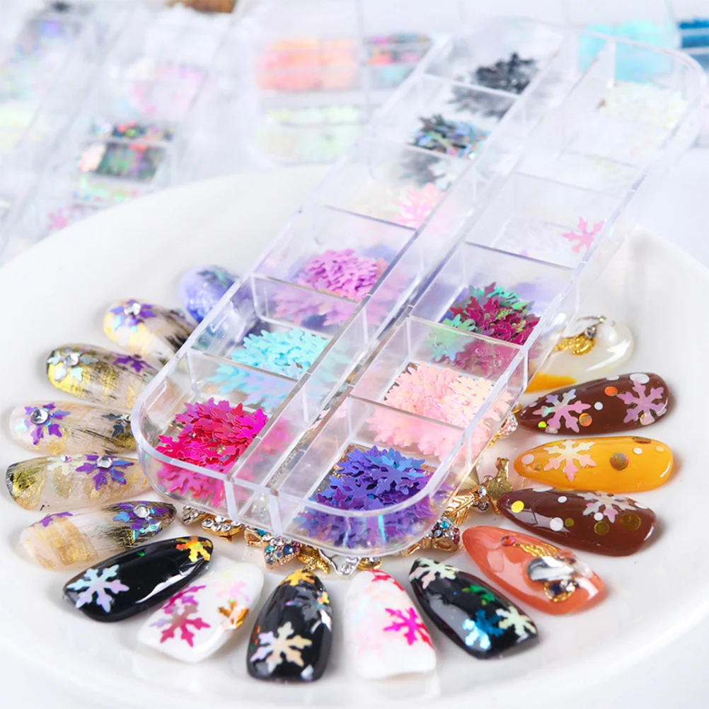 3 Boxes Manicure Sequins Shiny Christmas Element Delicate Unique DIY Manicure Decoration
3 Boxes Manicure Sequins Shiny Christmas Element Delicate Unique DIY Manicure Decoration