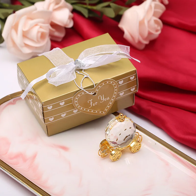 Gold/Silver Crystal Pumpkin Carriage Creative Wedding Crystal Gifts Wedding Return Gift Decoration Party Souvenirs
Gold/Silver Crystal Pumpkin Carriage Creative Wedding Crystal Gifts Wedding Return Gift Decoration Party Souvenirs