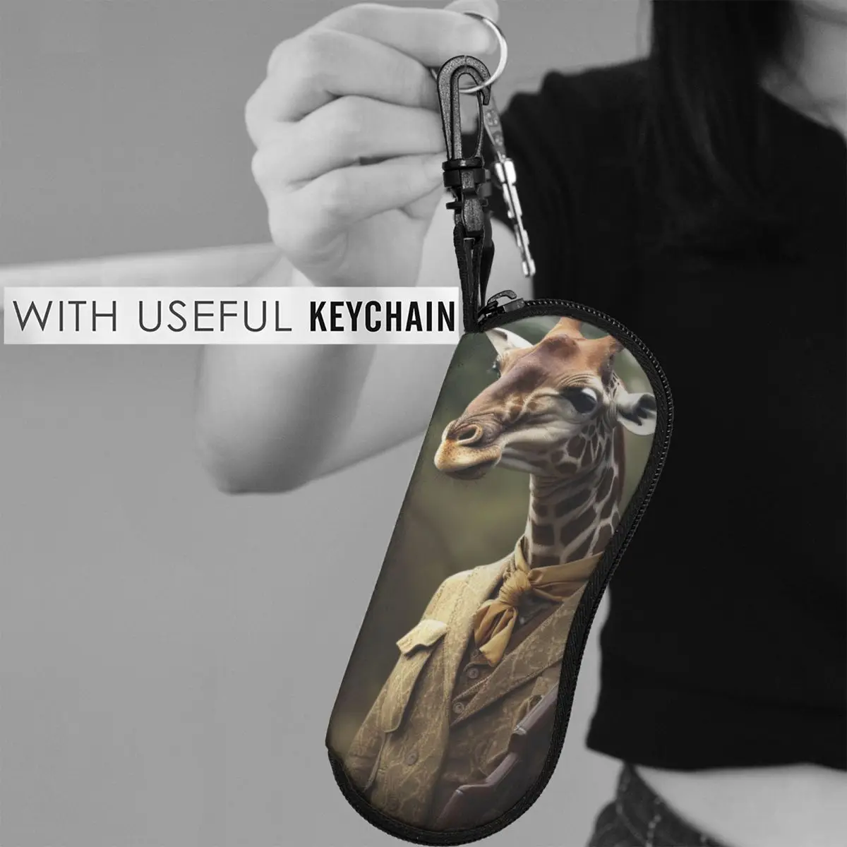 Giraffe Vertical Glasses Case Hunting Animal Men Women Custom Sunglasses Pouch Convenient Travel Eyeglasses Accessory
Giraffe Vertical Glasses Case Hunting Animal Men Women Custom Sunglasses Pouch Convenient Travel Eyeglasses Accessory