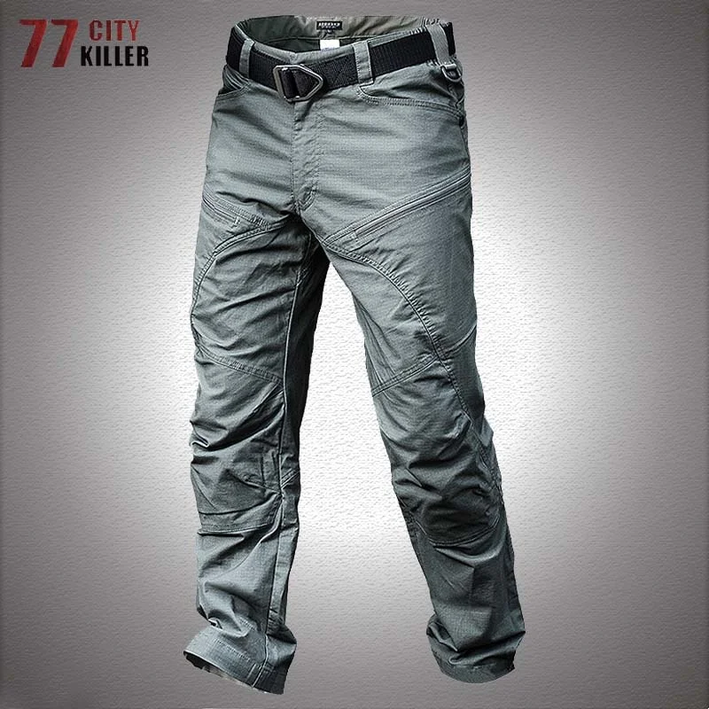 

Waterproof Tactical Pants Men Military Elastic SWAT Combat Army Trousers Mens Outdoor Wear-resistant Hiking Trekking Sweatpants