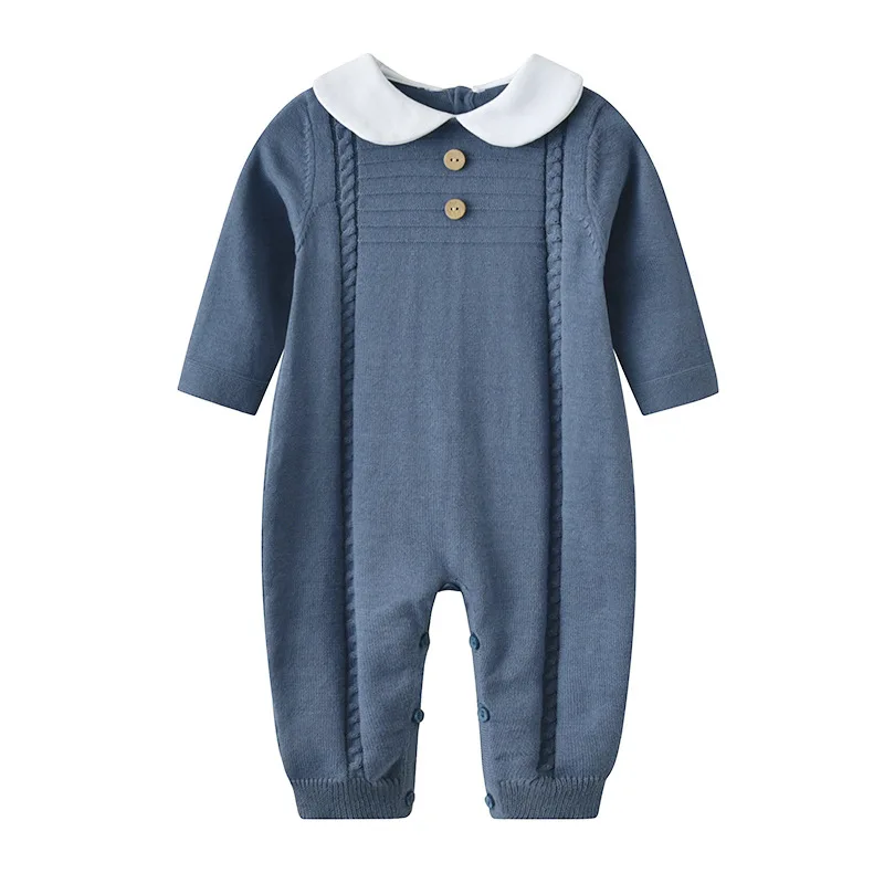 

Spring Knit Infant Baby Girl Romper Children Boys Sweater Jumpsuit Kids Overalls Newborn Girls Knitted Clothes Knitwear Onesies