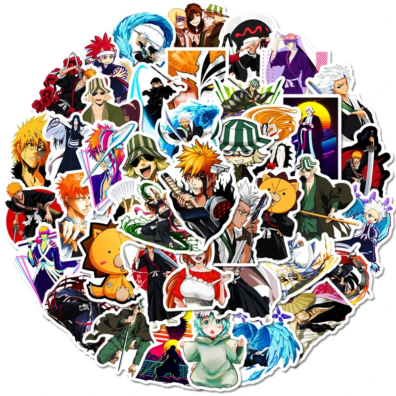 Cartoon Anime BLEACH Thousand-Year Blood War Stickers for Laptop Suitcase Stationery Waterproof Decals Kids Toys Birthday Gifts
Cartoon Anime BLEACH Thousand-Year Blood War Stickers for Laptop Suitcase Stationery Waterproof Decals Kids Toys Birthday Gifts