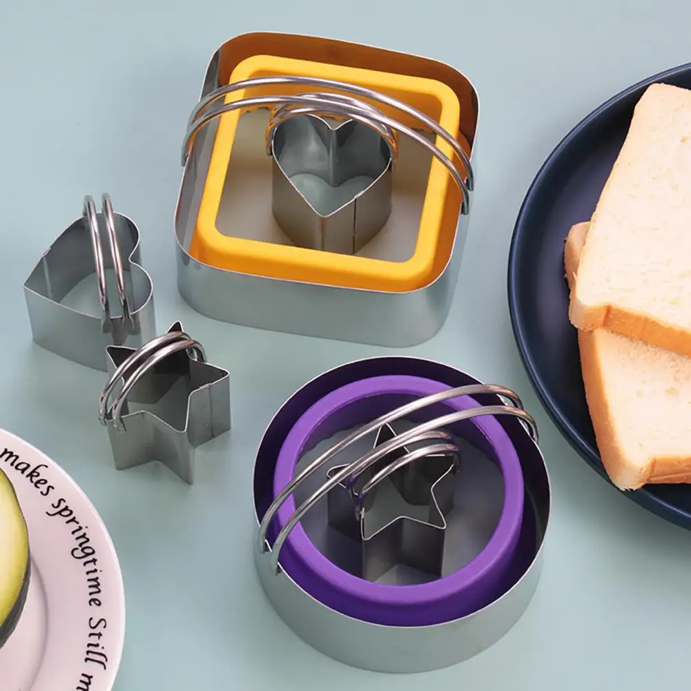 Durable Cookie Mould Non-stick Heat-resistant Bread Baking Cookie Molds Cake Mould Sandwich Mould Set 1 Set
Durable Cookie Mould Non-stick Heat-resistant Bread Baking Cookie Molds Cake Mould Sandwich Mould Set 1 Set