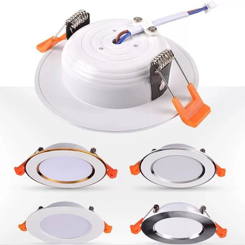 3 Colors Dimming LED Spot Downlight 100V-260V 5W 7W 9W 12W 15W Recessed in LED Ceiling Downlight Light Cold Warm White Lamp
3 Colors Dimming LED Spot Downlight 100V-260V 5W 7W 9W 12W 15W Recessed in LED Ceiling Downlight Light Cold Warm White Lamp
