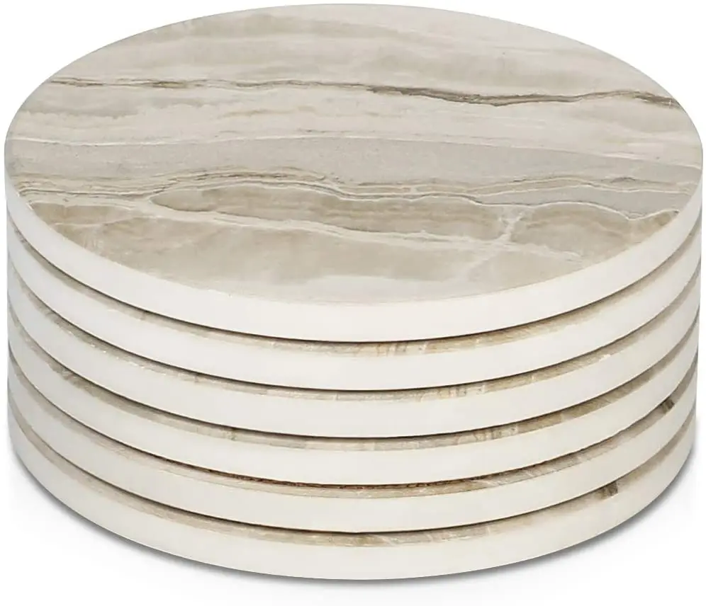 Free Shipping Drink Coasters 6 Pieces Ceramic, Absorbent Coasters for Drinks ,Stone Style Coaster Set with Cork Base for Wooden
Free Shipping Drink Coasters 6 Pieces Ceramic, Absorbent Coasters for Drinks ,Stone Style Coaster Set with Cork Base for Wooden
